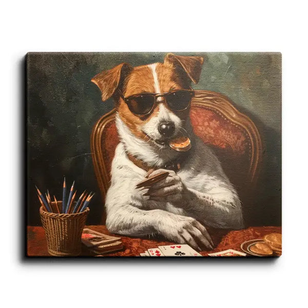 Card-Playing Dog